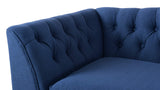 Jennifer Taylor Home Ramsey Camelback Sofa, Dark Sapphire Blue Jennifer Taylor Home