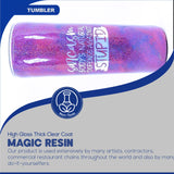 Magic Resin | 2 Gallon (7.6 L) | Premium Quality Clear Epoxy Resin Kit | Non-Toxic | High Gloss Thick Clear Coat | for Table Tops, Bar Tops, Counter Tops & Arts | Great Color Stability | 100% Solids Magic Resin