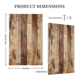 Annisrak Brown Rustic Wood Grain Light Switch Cover Plate 1 Gang No Device Blank Electrical Wall Plates Faceplate Decorative Switch Plate for Bedroom Farmhouse Decor Annisrak