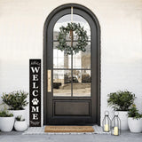 Perfnique Modern Farmhouse Lantern Decor, 15'' 13'' Set of 2 Black Metal Lantern, 2 LED 6hr Timer Flameless Candles ＆ Remote Timer, Lanterns Decorative for Outdoor, Home, Indoor, Patio, Christmas PERFNIQUE