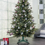 Blissun Christmas Tree Stand Base with Wheels, Movable Christmas Fake Tree Holder, Fits up to 7.5 FT Artificial Trees, Plant Caddy with Wheels, Plant Taxi, Plant Dolly Cart After Christmas (Green) Blissun