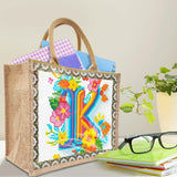 ARTopet DIY Diamond Art Painting Bags Letters Creative Handbag Shopping Tote Bags Canvas Pattern Reusable Grocery Bag-K01 ARTopet