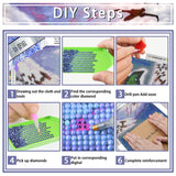 eimivrc Diamond Art Kits for Adults,Funny Diamond Painting Kits for Adults,DIY Full Drill Diamond Painting Kits Gem Art and Crafts for Home Wall Decor(13.8x13.8 inch) eimivrc