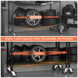 M MZG Garage Shelving 5 Tier Industrial Metal Shelving Units for Commercial, Basement, Pantry, Warehouse, School, Black Heavy Duty Easy Assembly 23.6" D x 53.2" W x 73.6" H M MZG