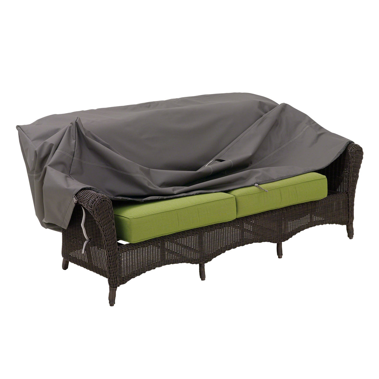 Classic Accessories Ravenna Water-Resistant 88 Inch Patio Sofa/Loveseat Cover, Patio Furniture Covers Classic Accessories