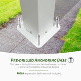 Domi Louvered Pergola 10X10FT, Aluminum Pergola with Adjustable Louvered Roof and Drainage Gutter, Outdoor Pergola Gazebo for Patio, Backyard, Deck, White domi outdoor living