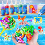 Kacwsoay Magic Water Elf Toy Kit for Kids - Aqua Fairy Water Pets - DIY Squishies Maker Crafts Birthday Gifts for Boys and Girls Kacwsoay