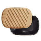 Emile Henry Bread Box, 14 x 9.5 x 6 inches, Black Truffle Emile Henry