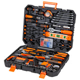 CARTMAN 238 Piece Socket Wrench Auto Repair Tool Combination Package Mixed General Household Hand Tool Set Tool Kit with Plastic Toolbox Storage Case CARTMAN