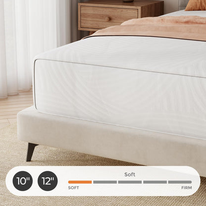 Sweetnight King Size Mattress, 12 Inch King Memory Foam Mattress in a Box for Pressure Relief & Motion Isolation, CertiPUR-US Certified Plush King Bed Mattresses