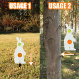Highwild Metal Rabbit Resetting Target Neon Plates - Two Methods of Use - Rated for .22/.177 Air Guns Highwild