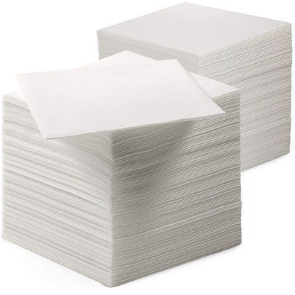 200 Linen-Feel Luncheon Paper Napkins - Disposable Lunch Napkins For Everyday Use - Ideal For Lunch, Dinner, Parties, Weddings, Restaurants, Or Event