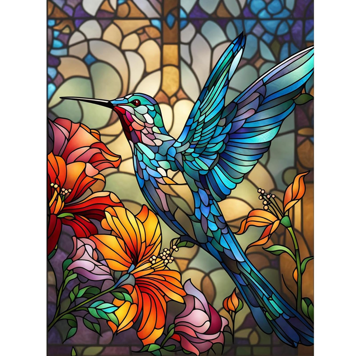 HITIRECOVI Paint by Numbers Kits for Adults,Hummingbird Paint by Numbers for Adults,Paint by Number Kits on Canvas,Home Wall Decor(16x20in) HITIRECOVI