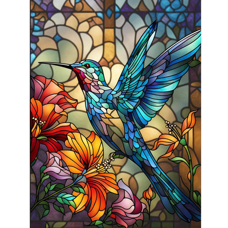 HITIRECOVI Paint by Numbers Kits for Adults,Hummingbird Paint by Numbers for Adults,Paint by Number Kits on Canvas,Home Wall Decor(16x20in) HITIRECOVI