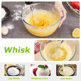 Bonsenkitchen Immersion Blender, 20 Variable Speeds & Turbo, 4-In-1 Stainless Steel Handheld Blender Stick Mixer with Egg Whisk, Beaker & Chopper Bowl Bonsenkitchen