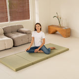 MustMat Tatami Mat Thick Japanese Floor Mattress Rush Grass Tatami Bed Twin 35.4" x 78.7" x 1.8" MustMat