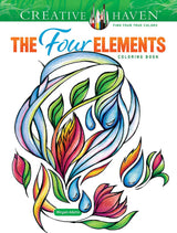 Creative Haven The Four Elements Coloring Book (Adult Coloring Books: Nature) WoodArtSupply