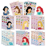 Make a Face Stickers 24PCS Make Your Own Princess Sticker for Kids Toddlers DIY Sticker Princess Themed Stickers for Kids Party Favors Awards Asverbet DIY Arts and Crafts Asverbet