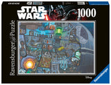 Ravensburger Star Wars Where's Wookiee 1000 Piece Jigsaw Puzzle - Unleash Your Inner Jedi | Premium Quality | Unique Softclick Technology | FSC-Certified Materials Ravensburger