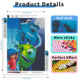 12 Pack Diamond Art Kits for Adults,5D Diamond Painting Kits for Adults,Cartoon and Animation Series Paint with Numbers Diamonds for Home Wall Decor Festival Gift 12x16 Inch FFPTBNYX