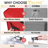 BALEINE Christmas Ornament Storage Box with Dividers, Premium Holiday Ornaments Storage Container Bin for Xmas Decorations (128 Ball, Green, Without Tray) BALEINE