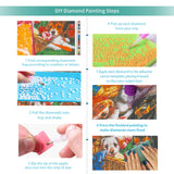 FORLAND Dog Diamond Painting Kits for Adults Beginners - 5D DIY Funny Puppy Full Drill Diamond Kits Painting Crafts for Home Wall Decor, Diamond Art Kits,12x16inch FORLAND