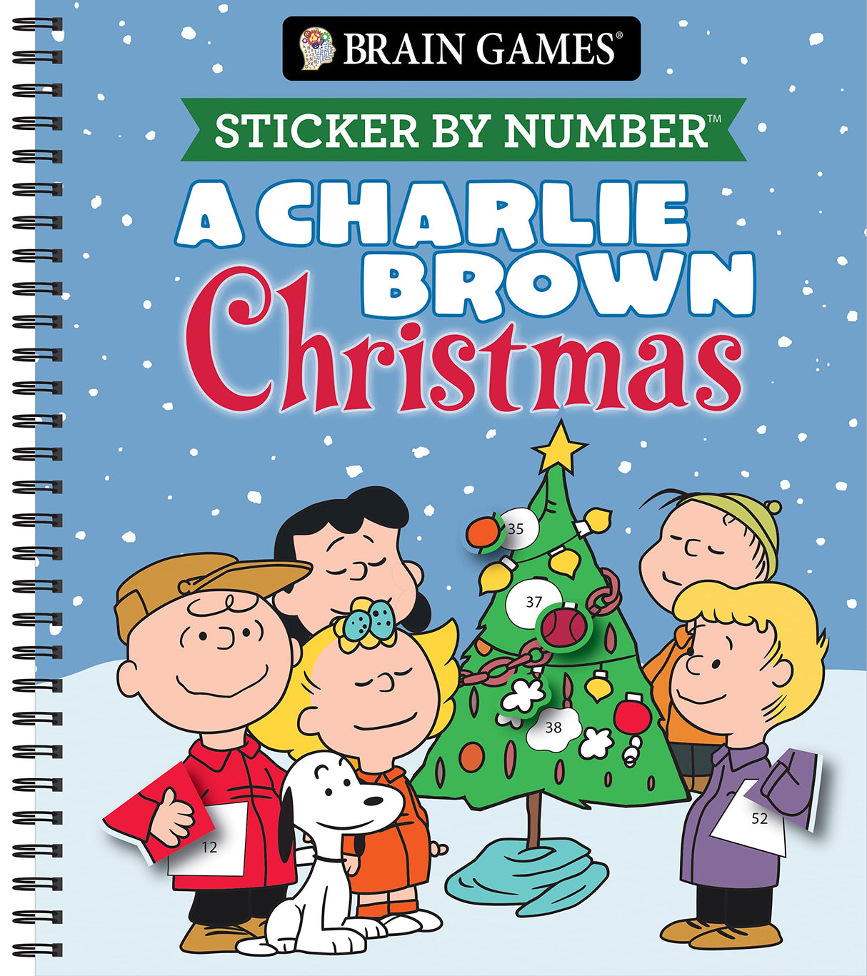 Brain Games - Sticker by Number: A Charlie Brown Christmas Publications International, Ltd.