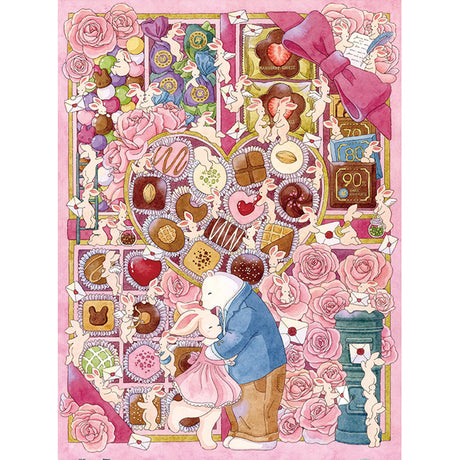 Pintoo Jigsaw Puzzles 1200 Piece for Adults - Tian Tian - Little Bunnys - My Sweety Beautiful Plastic Puzzle for Home Decor Zero Dust Easy Storage [H3517] Pintoo