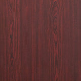 EMMA + OLIVER 6-Foot Mahogany Melamine Laminate Folding Training/Seminar Table - Event Table EMMA + OLIVER