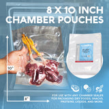 Avid Armor – Chamber Machine Pouches, Pre-Cut Chamber Vacuum Sealer Bags, Heavy Duty Seal Pouch, BPA-Free Chamber Sealer, Vacuum Chamber Pouches (250, 8x10) Avid Armor