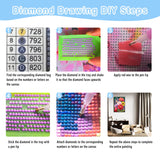 HYXBXSS Diamond Art Kits for Adults, Diamond Painting Square Diamond Flower Art Painting, Diamond Dots for Adults Gem Art 5d Diamond Painting Wall Decor 12x16 Inch HYXBXSS