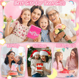 Charm Bracelet Making Kit for Girls, 140 PCS DIY Craft Bead Sets Jewelry Making Kit for Teen Girls Age 8-12, Portable Bracelet Organizer Gift Box for Teenage Birthday Christmas Stocking Gift LifeisLuck