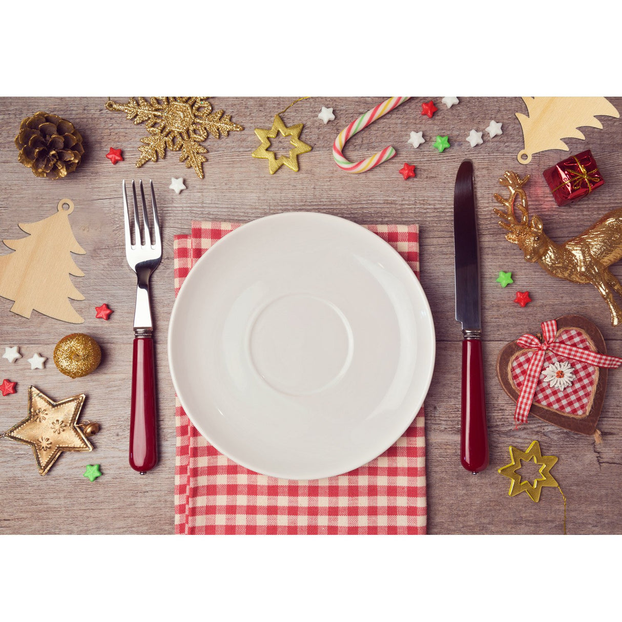 Pangda 20 Packs Wooden Christmas Tree Cutouts Embellishments Hanging Ornaments with 20 Packs Strings for Wedding, Craft, Christmas Decoration Pangda