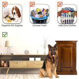 Peaceful Classics Tilt Out Trash Cabinet Without Drawer - Wooden Pull Out Cabinet, Decorative Trash Bin Cabinet for Kitchen, Bedroom, & Home Patio, Tilt Out Laundry Hamper Cabinet - Cherry Peaceful Classics