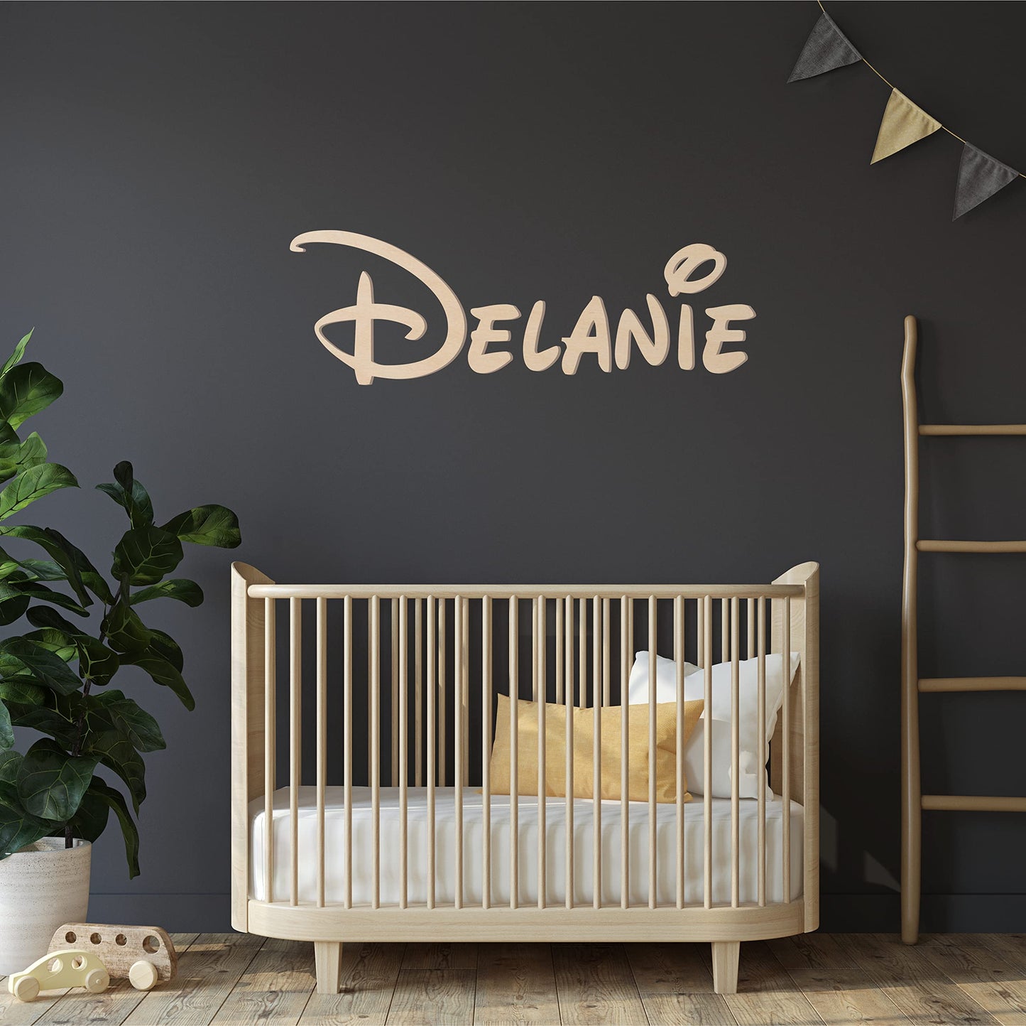 Wood Name Sign, Wood Letters, Custom Name Sign, Name Sign for Nursery, Baby Name - WoodArtSupply