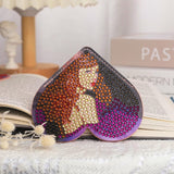 6 Pcs Diamond Art Bookmarks, Leather Heart Cute Bookmark,DIY Diamond Painting Bookmarks Gifts for Women and Girls, Diamond Art Kits for Adults Crafts(Singers) stnckic