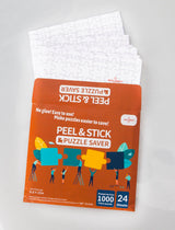 WALINEST 24 Glue Sheets Puzzle Saver Kit - No Mess Frame and Preserve for Large Puzzles - Save 4 x 1000 Piece Puzzles for Adults WALINEST