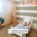 Delta Children Bennett Wood Toddler Bed - Greenguard Gold Certified, Bianca White Delta Children