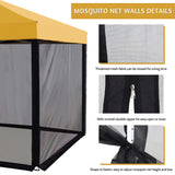 WenHaus 10'x10' Mosquito Netting for Patio with Zipper, Outdoor Replacement Mesh Sidewall Netting for Porch/Patio/Canopy/Gazebo (Mosquito Netting Only, Black) WenHaus