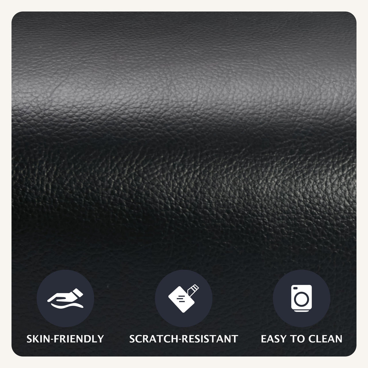 Reedvales Oversized Swivel Rocker Recliner Sofa Chair with Heat and Massage, Big Recliner Sofa Chair for Living Room, 360 Degree Swivel Single Sofa with Cup Holders and USB Port(Leather, Black) Reedvales