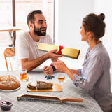 Uprichya Sourdough Bread Knife Slicer for Even Slicing, Bow Bread Knife for Sourdough, Bread Saw for Homemade Bread Sourdough, Wooden Bread Bowl Knofe Sourdough Bread Cutter Uprichya