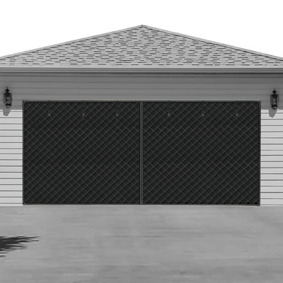 Garage Door Screen for Winter，Garage Door Insulation Kit，Magnetic Thermal Insulated Door Curtain for Garage Door, Garage Insulated Door Curtain ， Weatherproof, Windproof, Soundproof(9 * 7Ft)