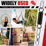 Zonon 8 Pcs Punching Bag Hanger Kit Heavy Bag Spring M8 Double Eye Swivel with Snap Hook Stainless Steel Heavy Bag Hanger for Boxing Bag, Gym Swing, Trapeze, Hammock up to 1000lbs Zonon