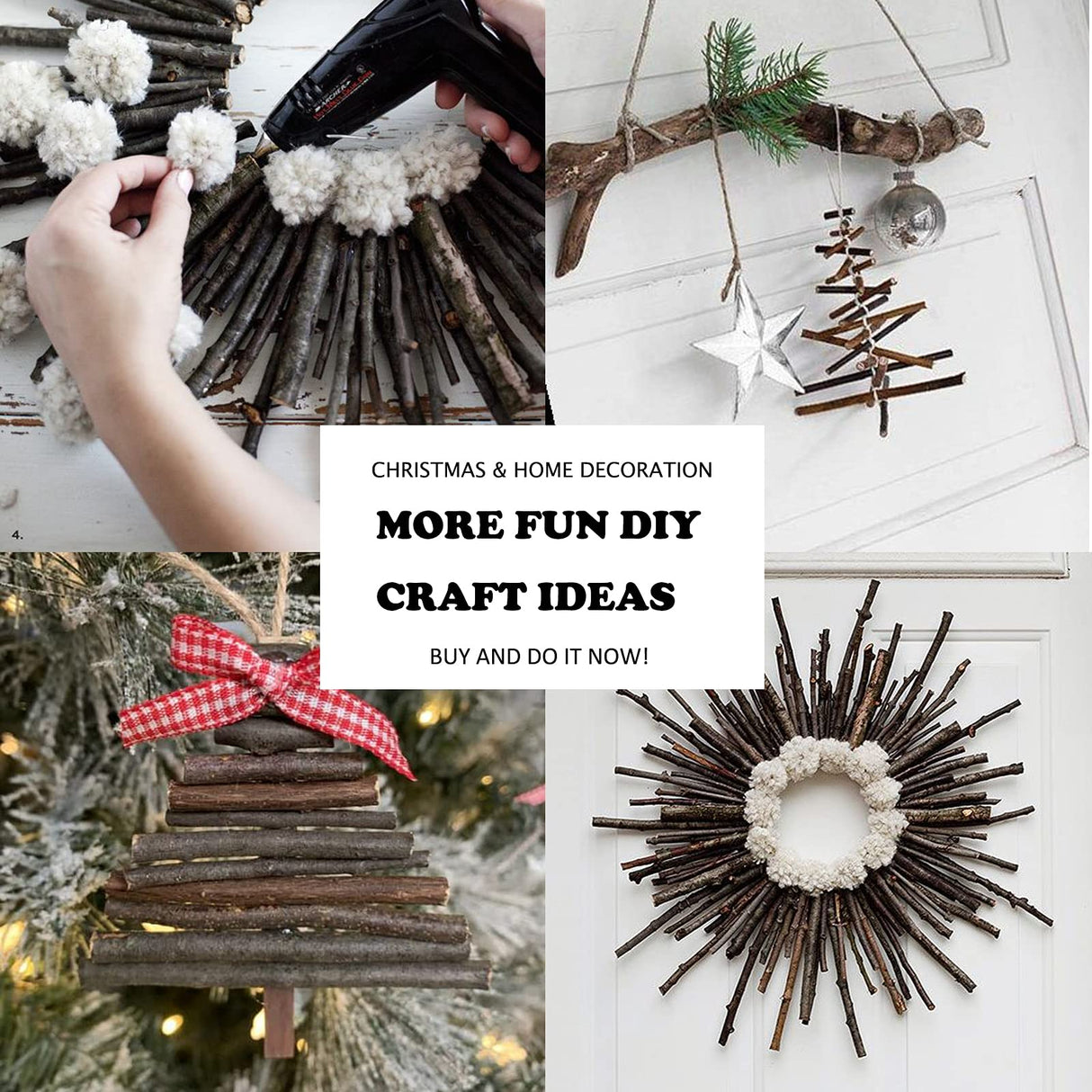 LAZACA 120Pcs Craft Sticks, Wood Sticks for Crafting Twigs Crafts Log Toy DIY Photo Props Rustic Decorations Ornaments 10cm 0.3-0.5cm LAZACA