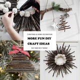 LAZACA 120Pcs Craft Sticks, Wood Sticks for Crafting Twigs Crafts Log Toy DIY Photo Props Rustic Decorations Ornaments 10cm 0.3-0.5cm LAZACA
