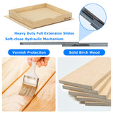 WelFurGeer Soft Close Pull Out Drawers for Cabinets, 32" W x 22" D Pull Out Cabinet Drawer with Heavy Duty Slides, Pull Out Cabinet Organizer, Cabinet Pull Out Shelves, Pull-Out Home Organizers WelFurGeer