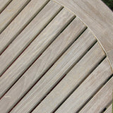 Cambridge Casual Arie Wood Patio Coffee Table, Plantation Teak, 40 Inch/Weathered Gray Cambridge Casual