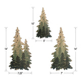 Limygus Woodland Wall Art Paintings Bushes Wall Decorations Set of 3 Limygus
