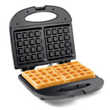 Elite Gourmet EWM-2207# Electric Non-Stick Belgian Waffle Maker Iron, Breakfast, Sandwiches, Snacks, Burgers and more, 2-Slice, Black Elite Gourmet