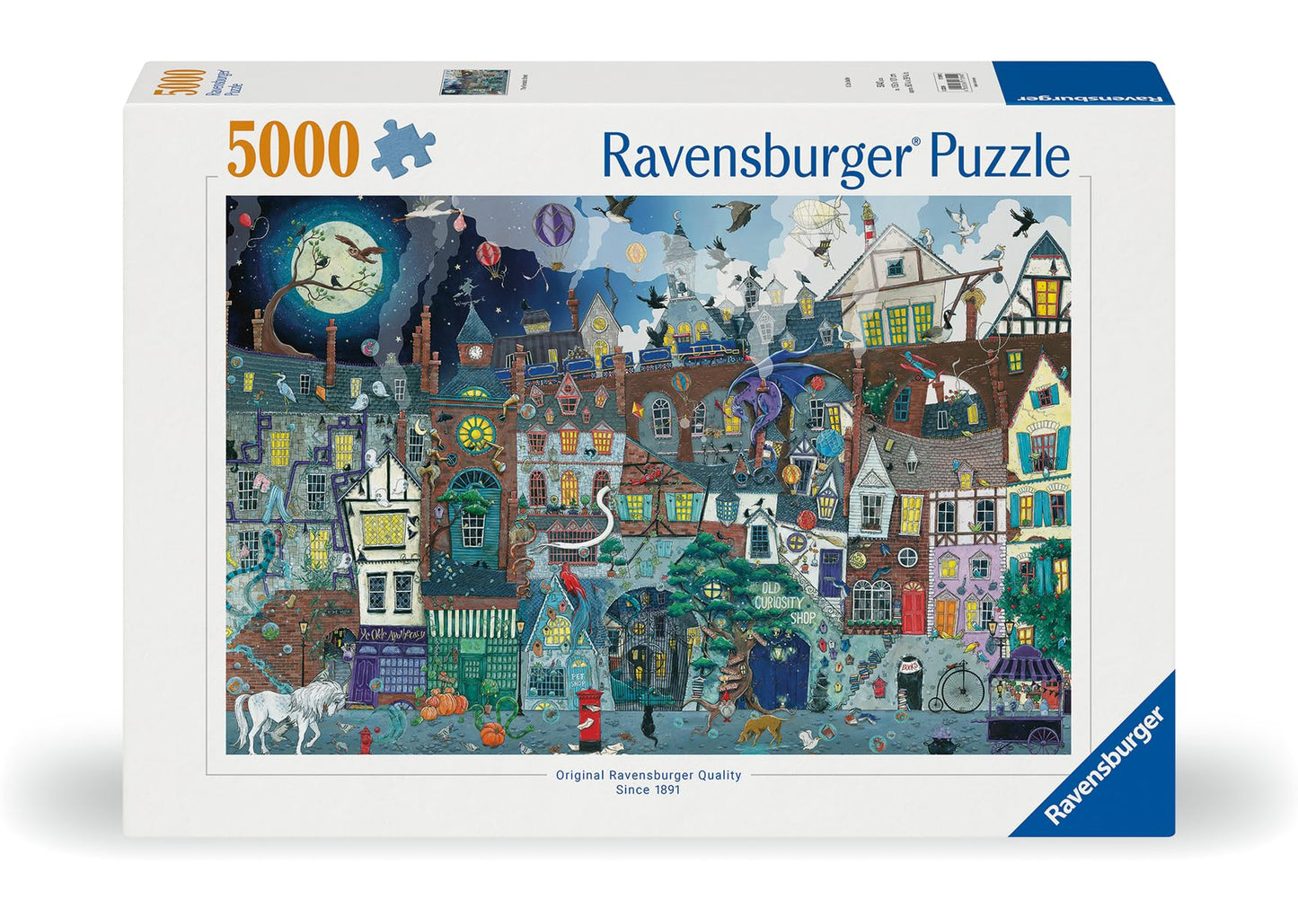 Ravensburger Fantasy Street 5000 Piece Jigsaw Puzzle for Adults | Unique, Pieces | Anti-Glare Surface | FSC Certified, Eco-Friendly | Amazon Exclusive